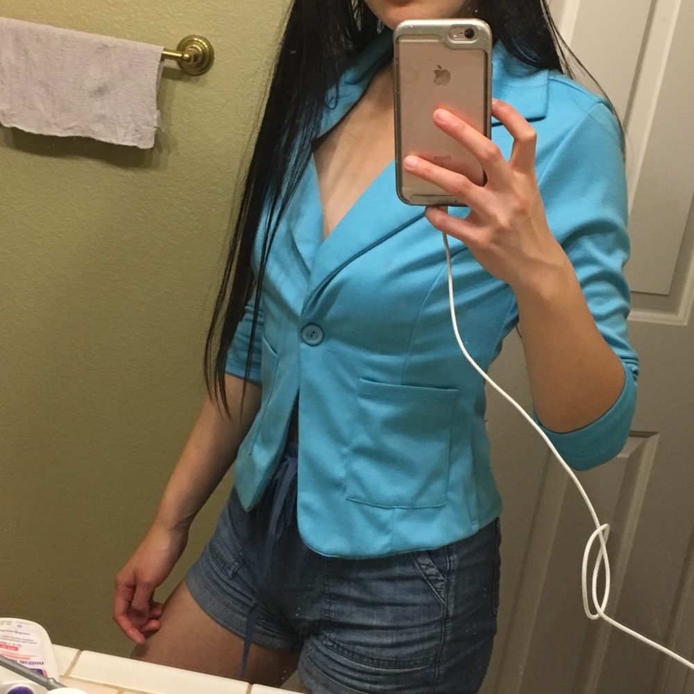 New blue blazer